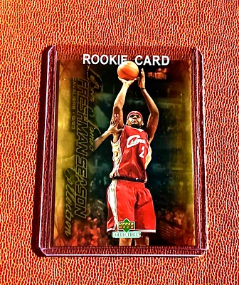 Baloncesto Lebron James Rookie 2003 Upper Deck RC Freshman Gold Collection #28 Foto 1 de 4