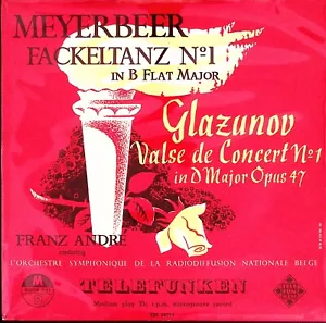 FRANZ ANDRE MEYERBEER FACKELTANZ NO 1 GLAZUNOV EXC 10" VINYL LP BOX SET B1945 - Picture 1 of 6