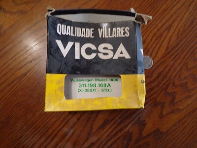 ANILLOS DE PISTÓN VISCA BRASILEÑA #X38071-STD,VW#311198169A,BUS 1600,85,5 MM NUEVO DE LOTE NUEVO Foto 1 de 4