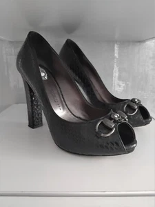 Zapatos de salón Philipp Plein Pithon piel de serpiente tacones calavera cristal punta de púo - Imagen 1 de 17