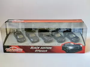 Majorette Black Edition Giftpack 5 Cars - Brabus Mercedes Audi Dodge Nissan - Foto 1 di 4