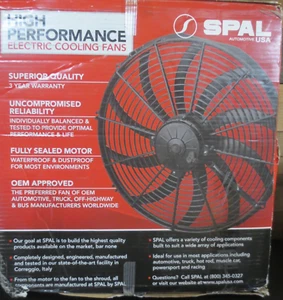Ventilador extractor sin escobillas Spal 30107087 Plus Series 12" 300w 1802 pico - Imagen 1 de 2