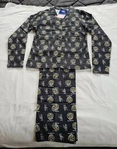 Richmond Tigers AFL AF9041S W20 Ladies 2 Piece Flannel Pyjama Set Size 8 New - Picture 1 of 4