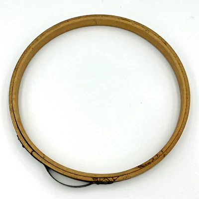 PRINCESS Wooden 6” Round Embroidery Hoop Adjustable Spring w Felt - Image 1 of 4