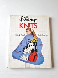 DISNEY KNITS Vintage Hardcover Knitting Pattern Book Melinda Coss Debby Robinson - Picture 1 of 7