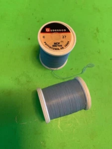GUDEBROD NYLON ROD WRAPPING THREAD COLOR NO. 037 LIGHT BLUE 450 YDS. SIZE C L@@K - Picture 1 of 3