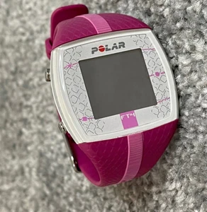 Polar FT4 Digital Watch Heart Rate Monitor Pink Tone Excellent Condition - Picture 1 of 5