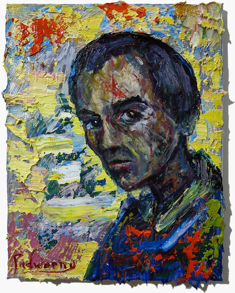 КАРТИНА МАСЛОМ█УНИКАЛЬНЫЙ ИМПРЕССИОНИЗМt ИСКУССТВО█ПОДПИСАННЫЙ АБСТРАКТНЫЙ█ОРИГИНАЛ █ПОРТРЕТ ПОП-ЧЕЛОВЕКА - Изображение 1 из 4