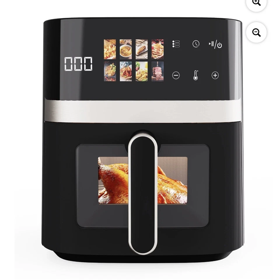 Horno caliente eléctrico 8 en 1 con pantalla táctil LED Blue Bow 6ct Foto 1 de 4