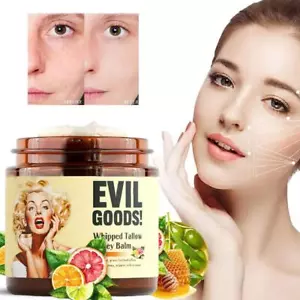 Beef Tallow & Honey Balm - 80g Moisturizing Face Cream & Body Lotion, Grass-Fed✲ - Bild 1 von 9