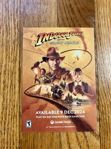 Indiana Jones and The Great Circle Xbox Puzzle Card–Rare Game Event Collectible - Picture 1 of 4