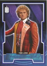 Doctor Who 2015 Blue Parallel [199] Base Card #6 The Sixth Doctor