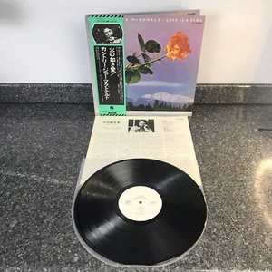 LP VINYL ALBUM COUNTRY JOE McDONALD LOVE IS A FIRE VIP-6350 JAPAN RARE PROMO EX - Picture 1 of 14