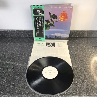 LP VINYL ALBUM COUNTRY JOE McDONALD LOVE IS A FIRE VIP-6350 JAPAN RARE PROMO EX - Image 1 of 4