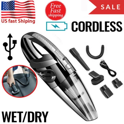Cordless Hand Held Vacuum Cleaner Small Mini Portable Car Auto Home Wireless USA - Image 1 of 4