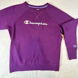 Sudadera para mujer Champions M con logotipo púrpura ropa deportiva pulóver - Imagen 1 de 8