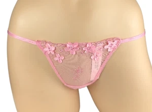 VICTORIAS SECRET DREAM ANGELS RHINESTONE HEART V-STRING PANTY XS S M L XL XXL - Picture 1 of 2
