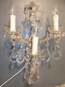 crystal lamp antique chandelier wall lamp - Picture 1 of 15