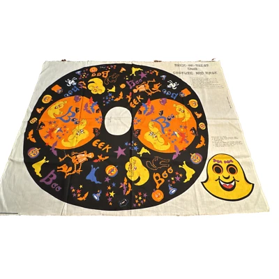 De Colección Nuevo de Lote Antiguo Halloween Fantasma Truco o Trato Disfraz y Máscara Corte y Coser Melenas Tela Co Foto 1 de 4