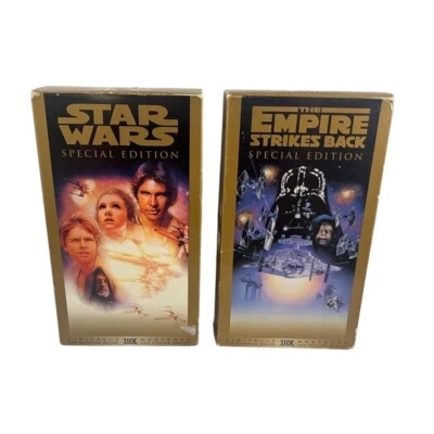 VHS 1997 Star Wars & The Empire Strikes Back Special Edition Foto 1 de 4