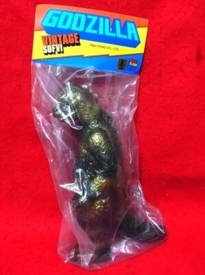 Toy Figure Medicom Toy Godzilla Clear Black Gold Series Vintage Soft Vinyl - Image 1 of 3