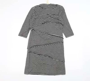 Emma & Michele Womens White Cotton Blend A-Line Size S - Picture 1 of 12