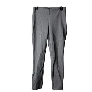 White House Black Market Gray Micro Houndstooth The Skinny Career Pants Size 4 - Picture 1 of 7