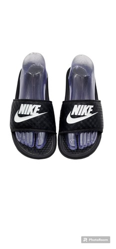 Sandali Nike Benassi JDL Slide neri 343881 011 slip on ballerine donna taglia US 8