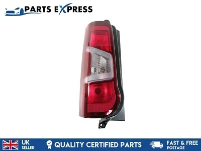 PEUGEOT PARTNER 2018-2024 REAR LIGHT TAIL BACK LAMP PASSENGER LEFT SIDE NEW - Image 1 of 4