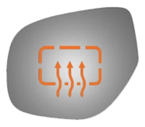 Fits Mitsubishi Outlander Sport 2016-2021 Driver Side Heated Mirror Glass - Bild 1 von 1
