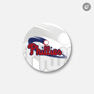 Philadelphia Phillies MLB | 4'' X 4'' Round Decorative Magnet - Picture 1 of 2