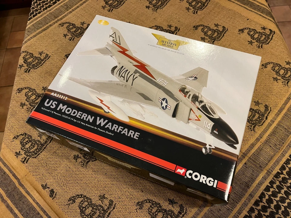 New Corgi AA33212 McDonnell F-4J Phantom VF-74 SQN. US Navy - 1/72 - New in Box - Image 1 of 2