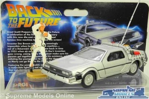 DELOREAN BACK TO THE FUTURE TIME MACHINE MODEL CAR ONE CORGI 1:36 SCALE 1 BTF T3 - Picture 1 of 10
