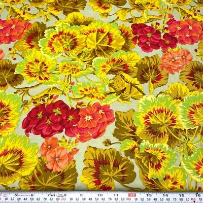 OOP Kaffe Fassett Philip Jacobs 天竺葵 Rowan 半码棉织物 — 第 1/2 张图片