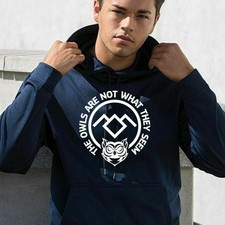 Twin Peaks Hoodie The Owls Are Not What They Seem Black Lodge Red Room Lynch TV