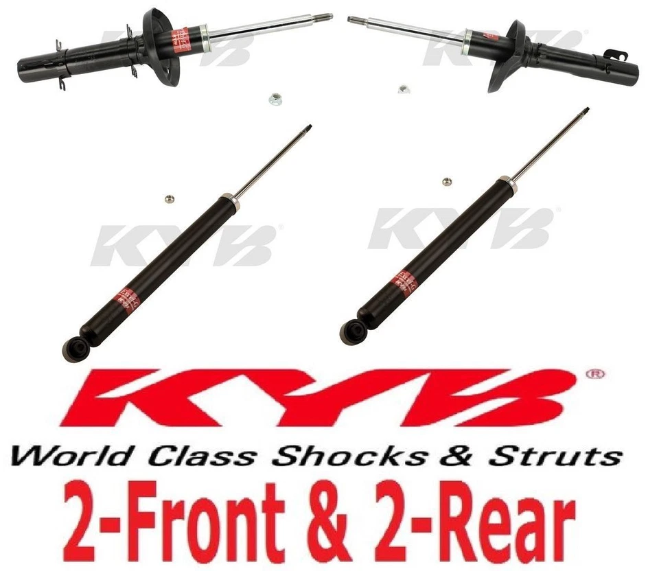 Комплект из 4 амортизаторов/стойок KYB Excel-G 2 передних и 2 задних для VW Beetle Golf Jetta - Изображение 1 из 1
