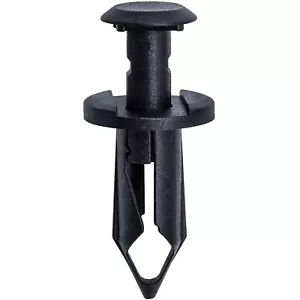 Black Nylon Rocker Panel Push Retainer - 5/16" Hole - 20 MM Stem - 25 Pack - Picture 1 of 2