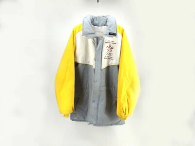 Chaqueta Sunice Vitnage 1988 Calgary XV Juegos Olímpicos de Invierno - Gris y Amarillo - M/L Foto 1 de 4