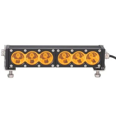 11.3'' 60W Amber LED Work Light Bar Spot Driving Fog Lamp Off-road Truck SUV 4WD Foto 1 de 4