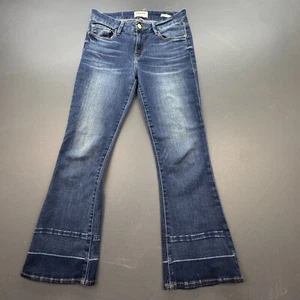 FRAME Le Crop Mini Boot Jeans Damen Größe 26 Blau Stretch Denim Freizeit Made USA - Bild 1 von 13