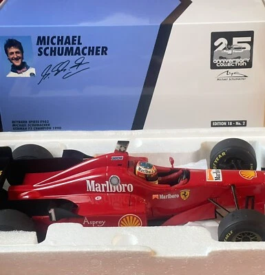 MINICHAMPS 1/12 FERRARI F310/2 M. SCHUMACHER GP ITALY 1996 "Marlboro" - Image 1 of 4