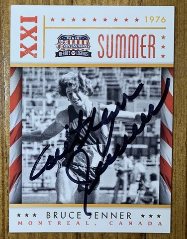 2012 PANINI CAITLYN BRUCE JENNER SIGNED PSA DNA GUARANTEE AUTOGRAPH OLYMPICS Cover