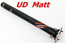 138g,31.6x350mm Climax SP02A UD Matt carbon Seatpost Ti Hardware Road MTB Black