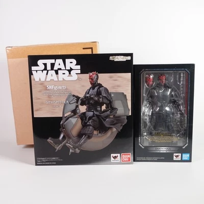 Star Wars S.H.Figuarts Darth Maul con Figura Speeder Sith NUEVO Foto 1 de 4