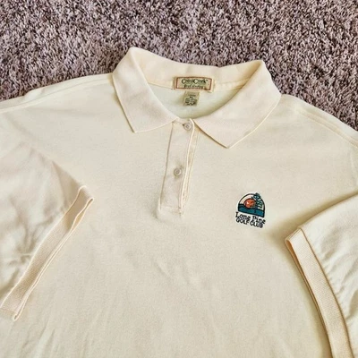 Polo de golf vintage talla XL Lone Pine cuello de club de golf camisa ropa deportiva retro Foto 1 de 4