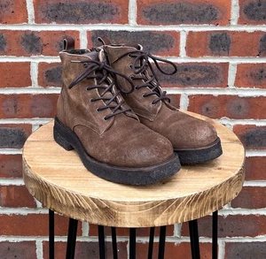 All Saints Hombres KEROUAC Botas de Gamuza UK7 US8 EU41 Marrón Senderismo Botas de Cuero - Imagen 1 de 15