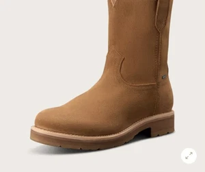 *NEW* TECOVAS THE RUGGED ROPER SUEDE CASHEW ROUGHOUT 11 D $235 - Picture 1 of 8