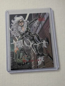 2023 Flair Marvel - Black Cat by Todd Nauck - Artist Auto /33  - Bild 1 von 2