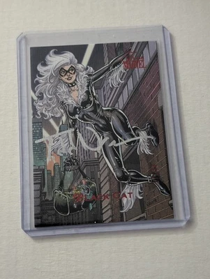 2023 Flair Marvel - Black Cat by Todd Nauck - Artist Auto /33  - Image 1 of 2
