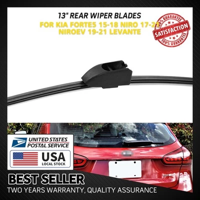 Nuevo limpiaparabrisas de ventana trasera negro 13" apto para Kia Niro EV 2019-2021 reemplazo Foto 1 de 4